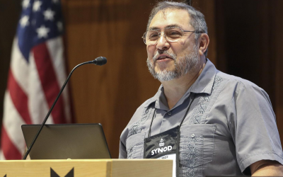 Celebrating the election of the first hispanic president of the 2022 Synod